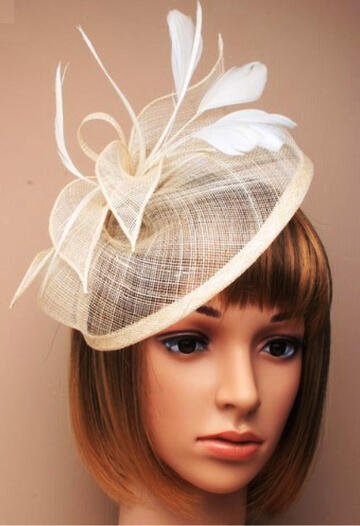 Cream fascinator